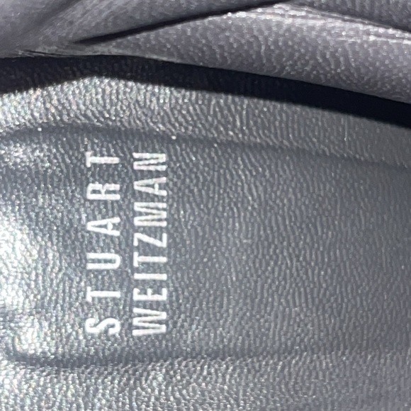 Stuart Weitzman women’s Black Heeled Boots with Glossy Finish size 8 - Picture 8 of 9
